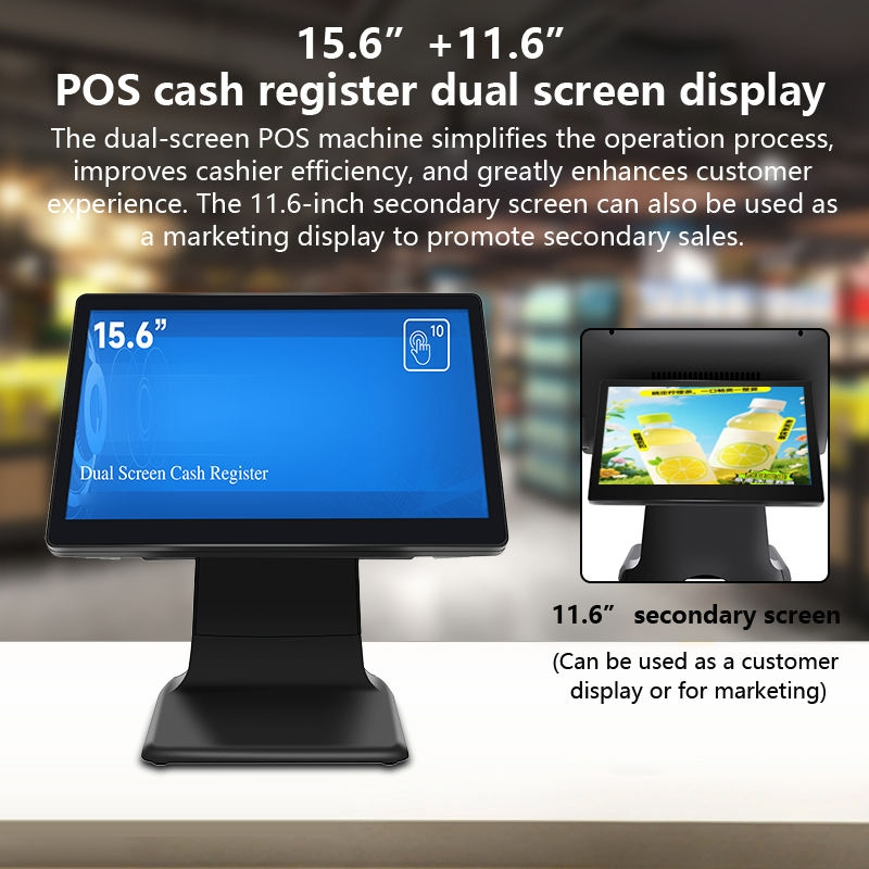 15.6inch POS Cash Register Terminal Epos Billing Ai Smart POS