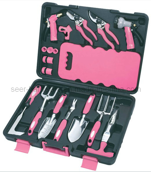 18PCS Garden Tool Kit-Pink for Homeware (SE2654)