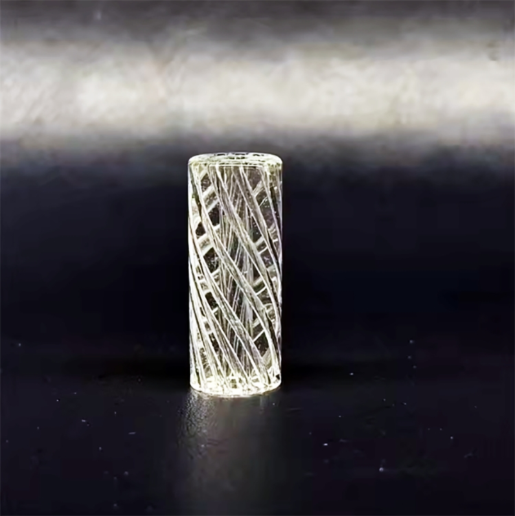 Custom Logo Holes Spiral Glass Filter Tips Glass Mouth Tips