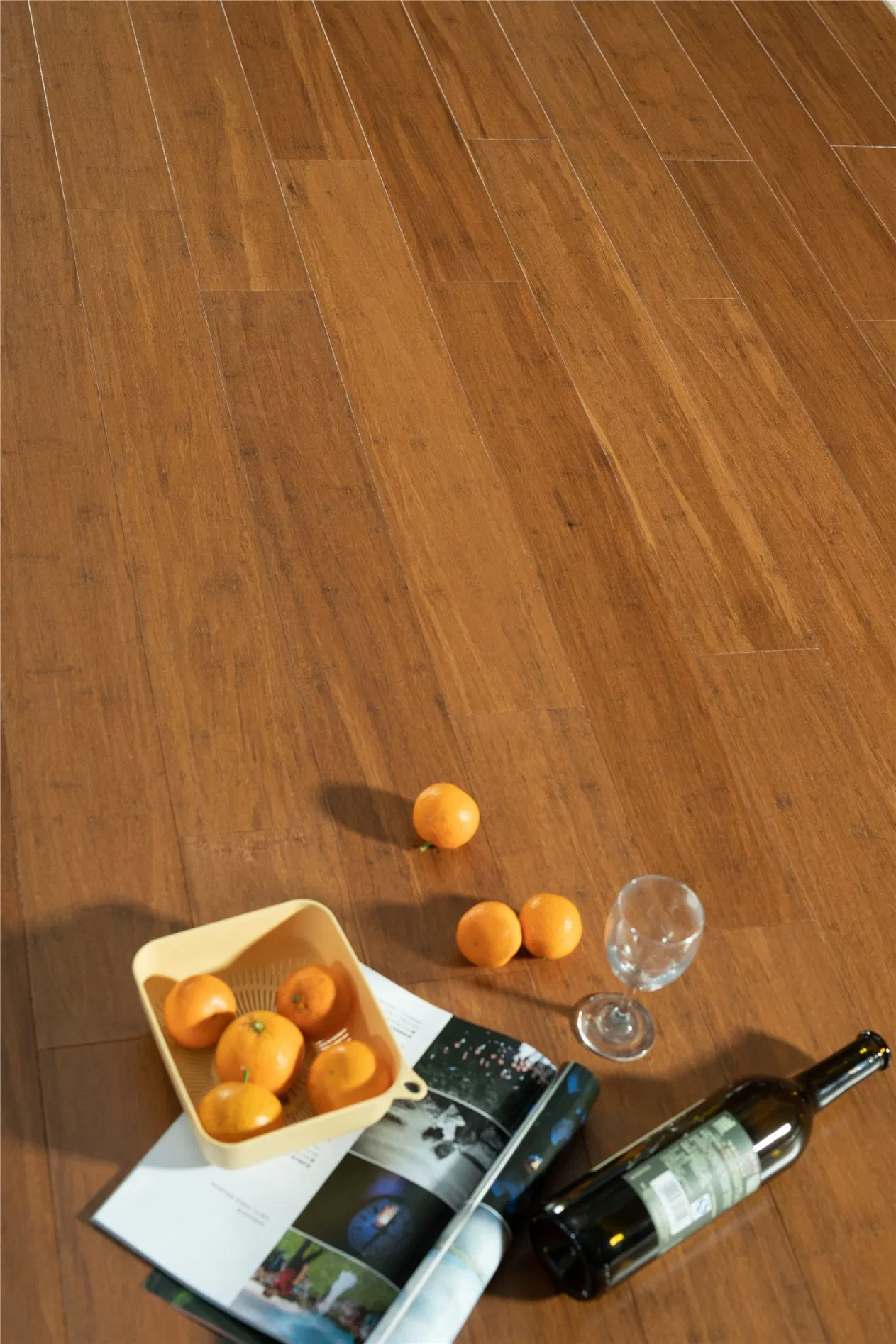 Attractive in Price and Quality Bamboo Wood Flooring Unilin Click Strand Woven Bamboo Flooring