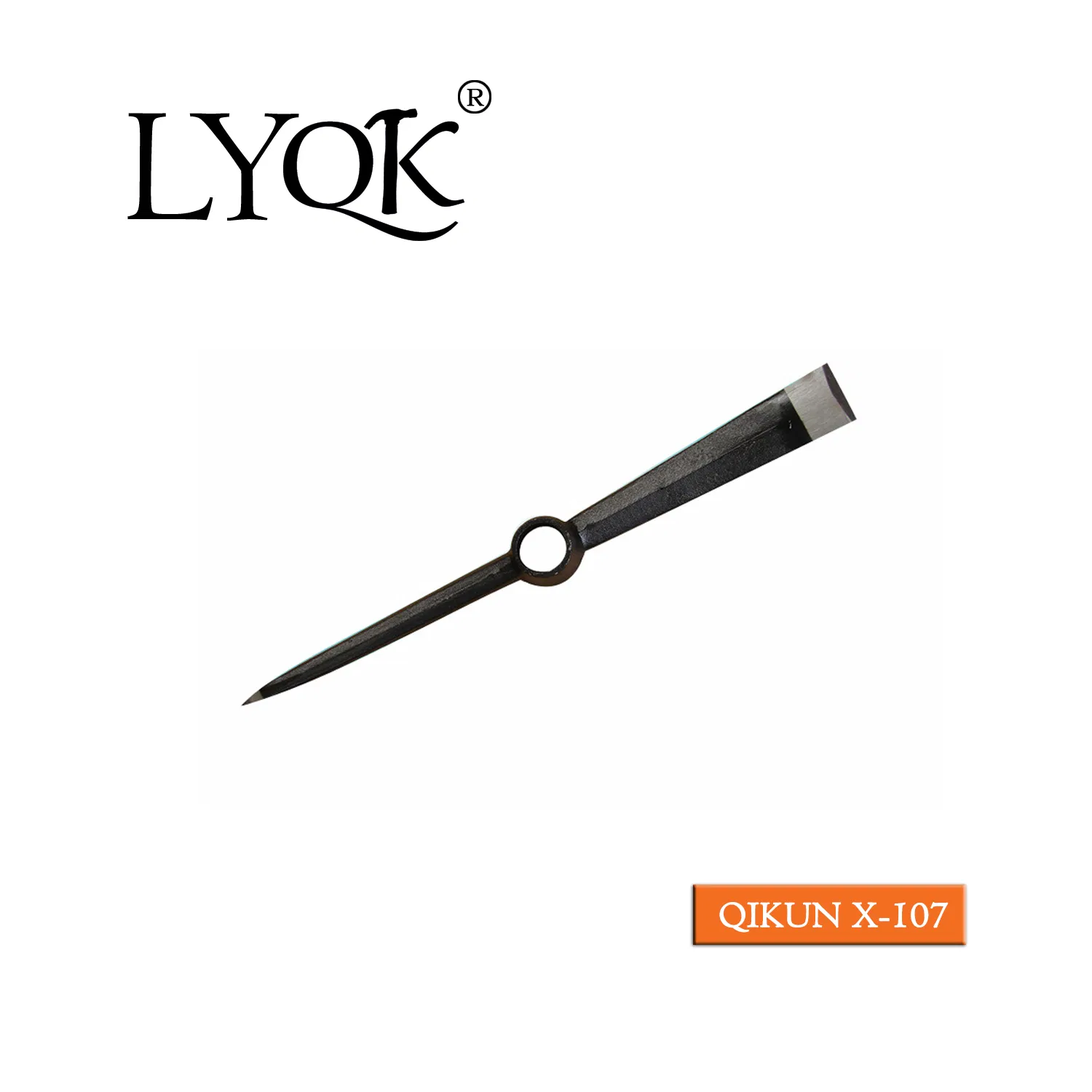 X-109 High Quality Rail Steel 65mn Agriculture Farm Garden Hardware Hand Tools Pick Head Mattock Pickaxe