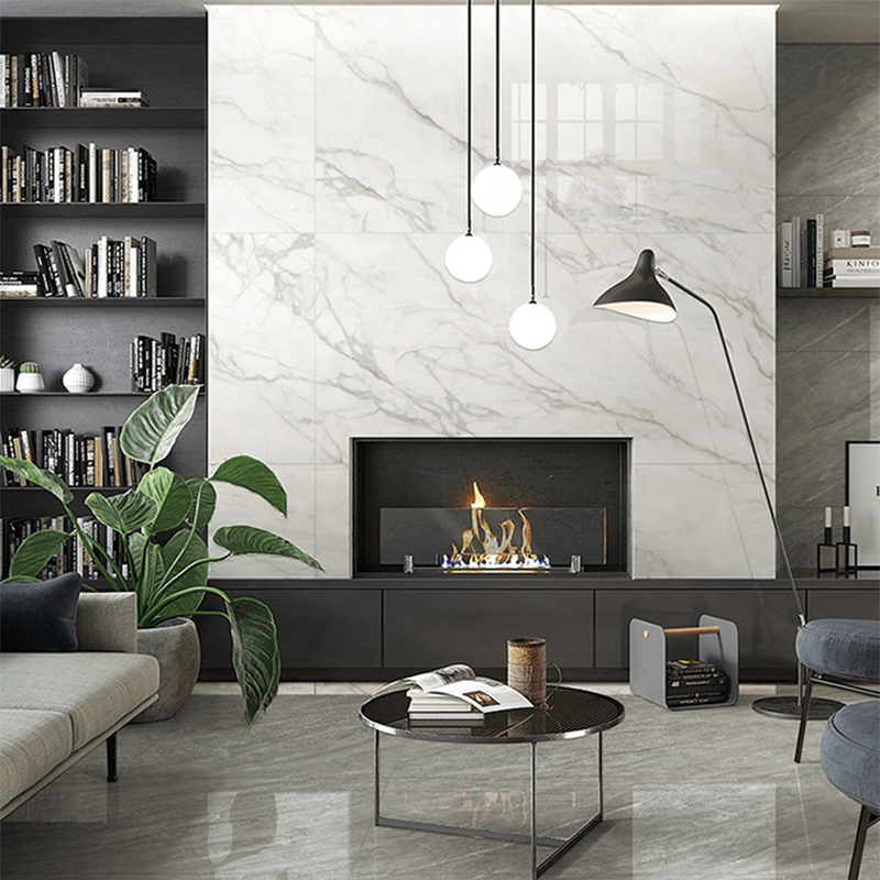 Плитка Synthia White под итальянский мрамор