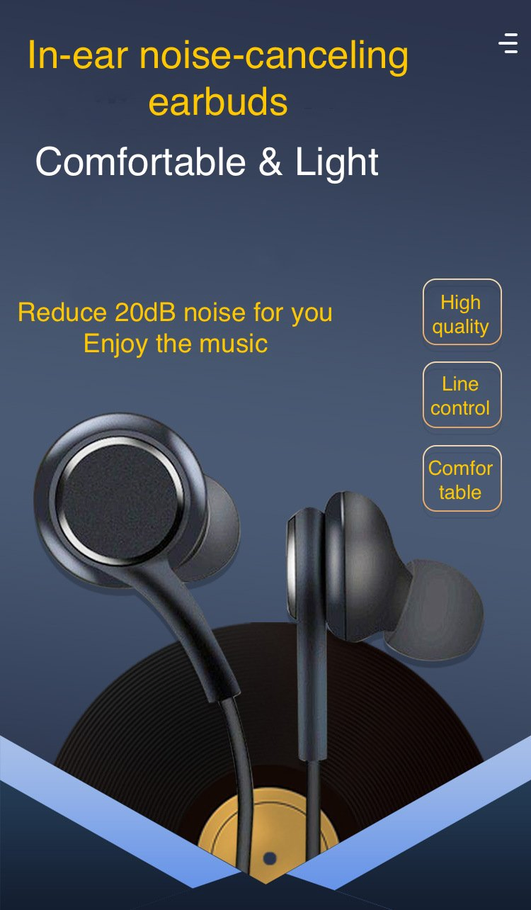 Factory Wholesale Original Quality 3.5mm Wired Earphones with Microphone Earbuds S8