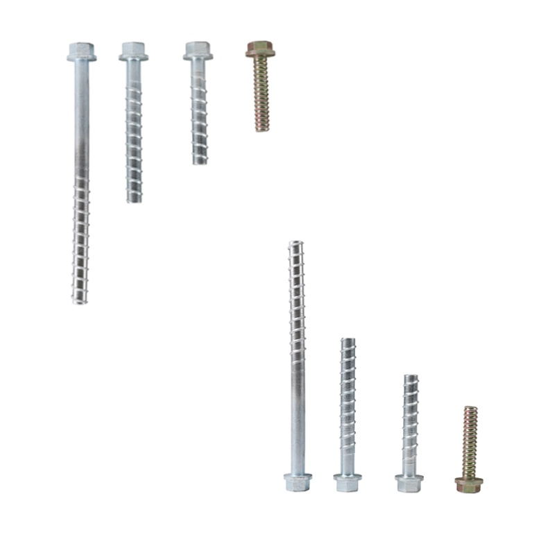 ASTM F593 Certified 316 Stainless Screw Anchors A4 Grade Corrosion Resistance for Concrete Applications