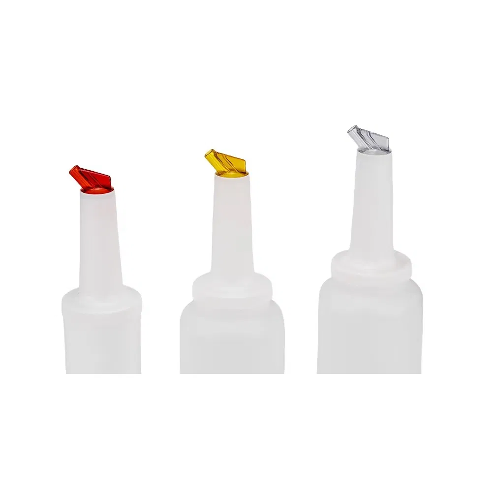 Бутылка для сока 0.5л с носиком, разноцветная