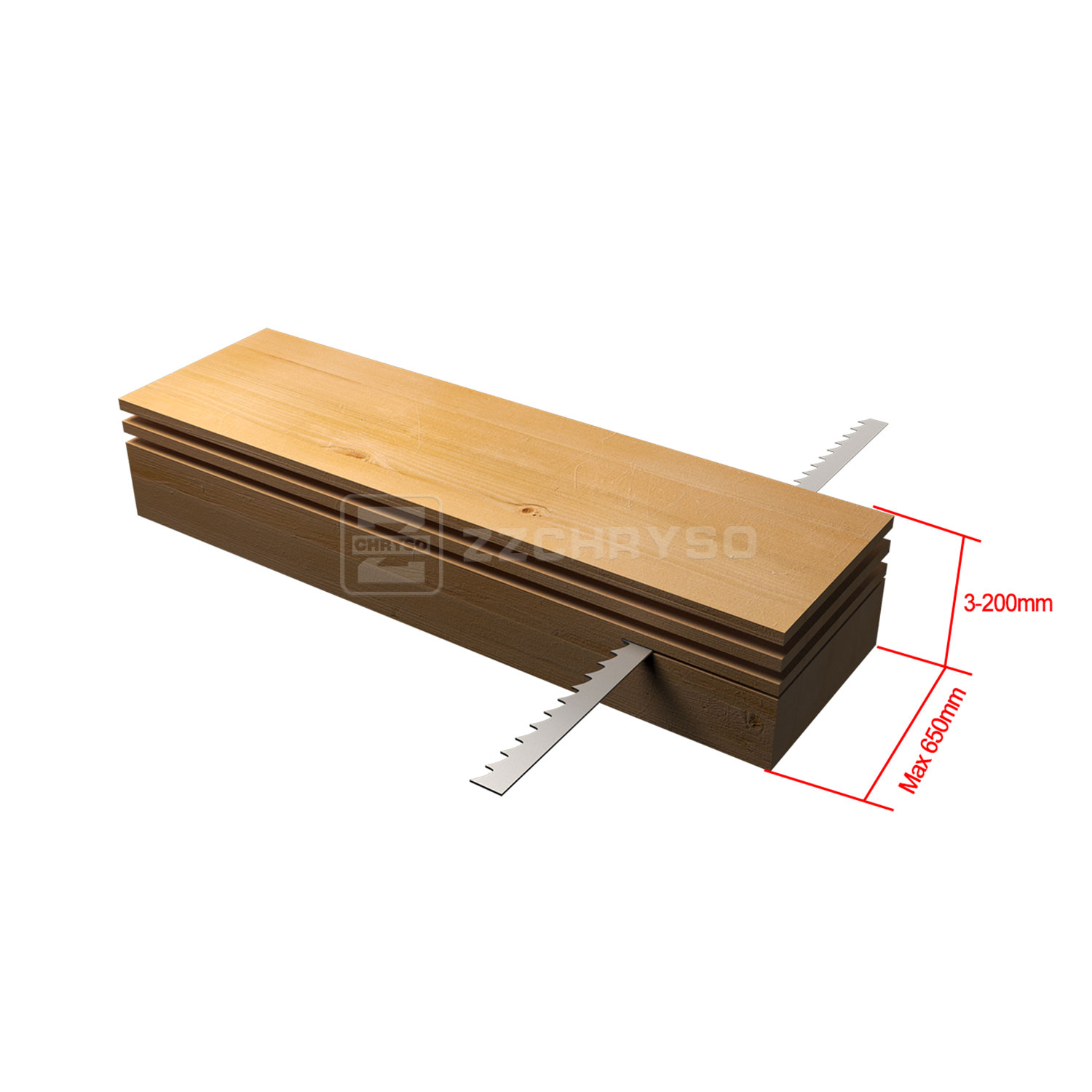 Ленточная пила по дереву горизонтальная универсальная