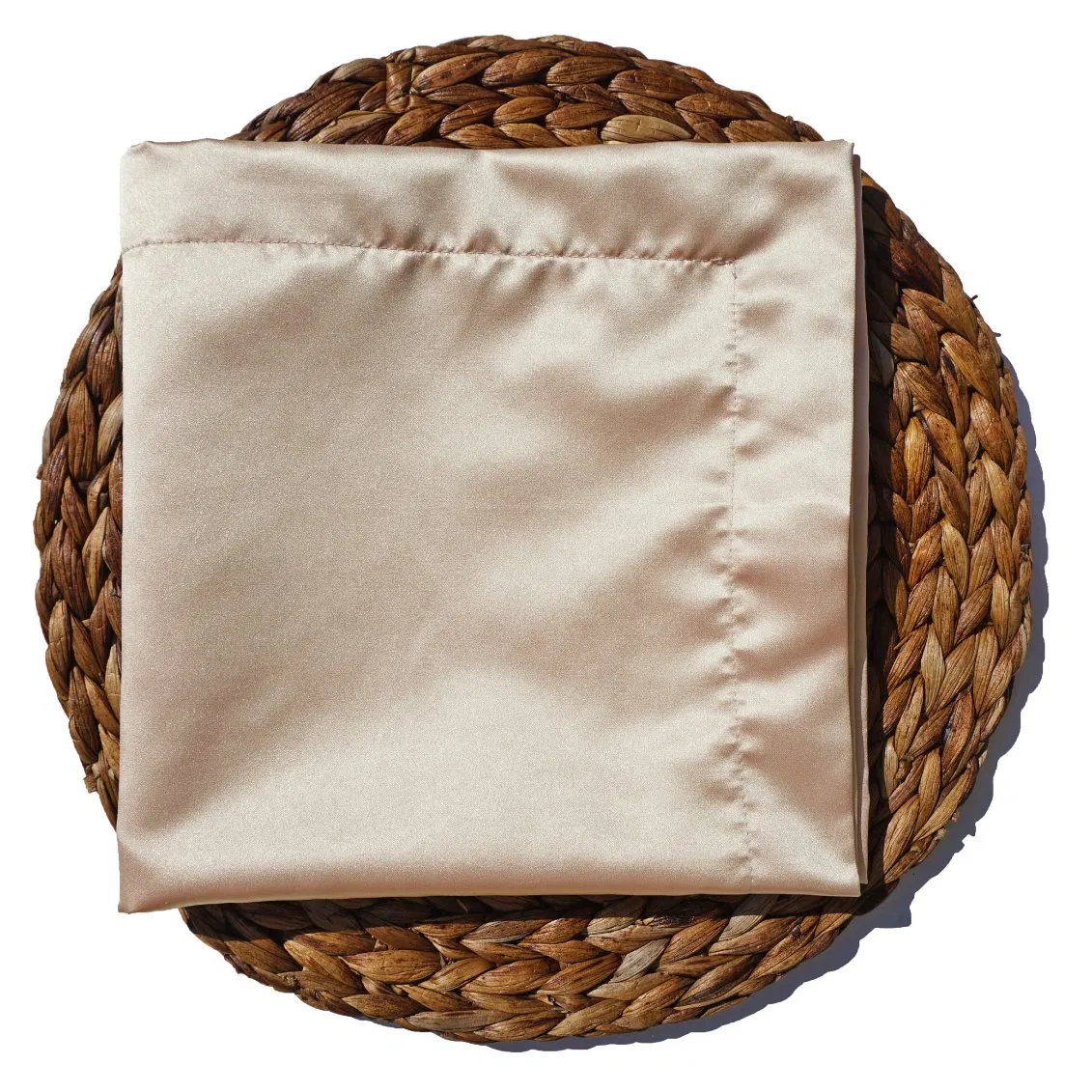 Peach Pure Satin for Napkin Cloths and Table Cloth for Luxe Events