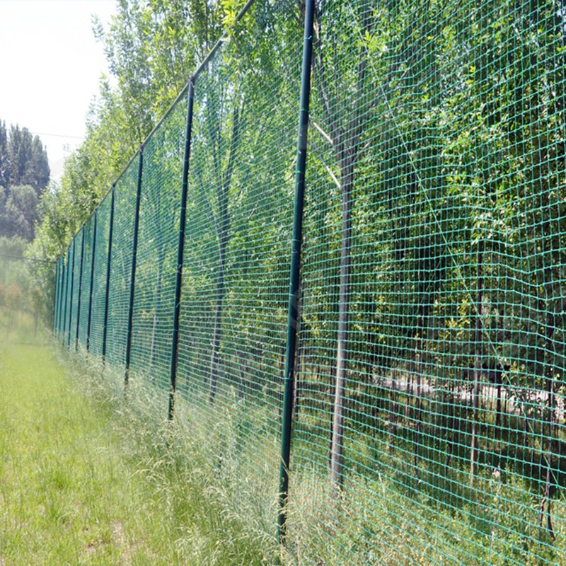 Custom Made PE Safety Net Backstop Netting with Suspension Ropes