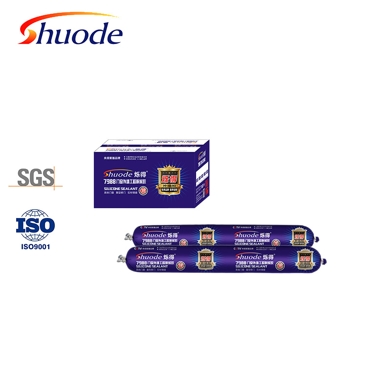 Waterproof Adhesive Sealant for Glass, High Viscosity, White Color