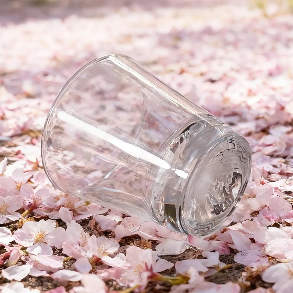 Modern Mountain Scene Beer Drinking Cocktail Glass Cup for Restaurant Use