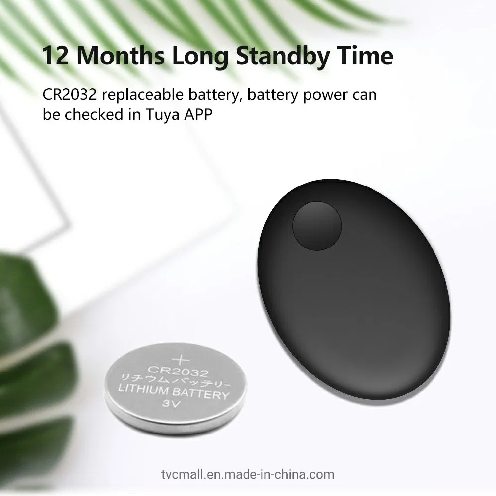 Fd02 Tuya Lightweight Bluetooth Anti-Lost Alarm Device Portable Smart Tracker Item Locator Key Finder - Blue