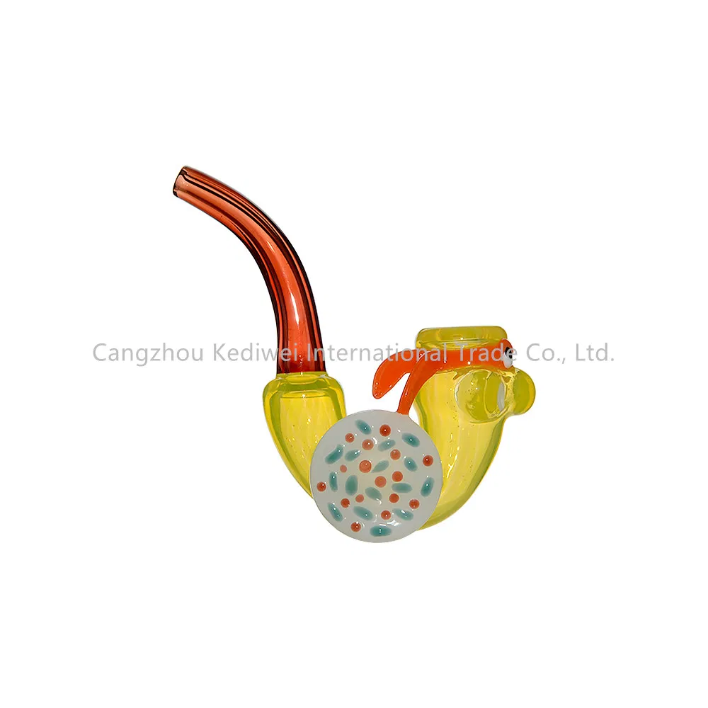 Creative Us Color Rods Sherlock Glass Hand Pipe Smoking Pipe Factory Wholesale