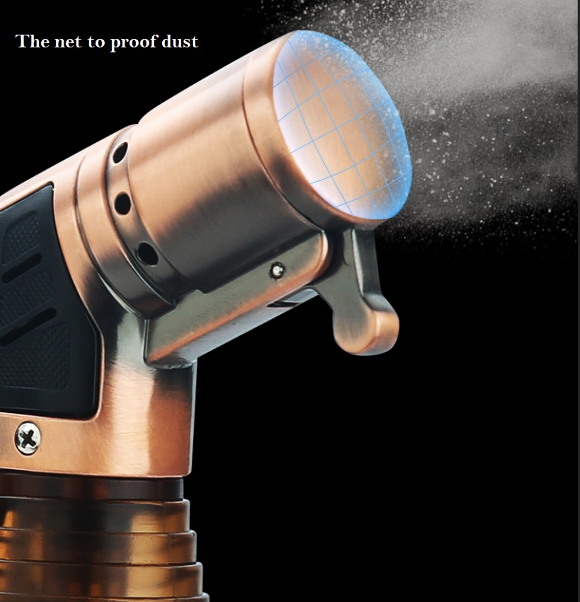 Wholesale Cheap Quality Windproof Torch Lighter Refillable Smoking Tobacco Lighter Jet Flame Cigarette Gas Cigar Lighter