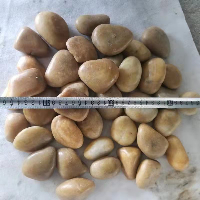 Nature Stone Red White Black Polished Pebble Stones for Garden and Landscaping
