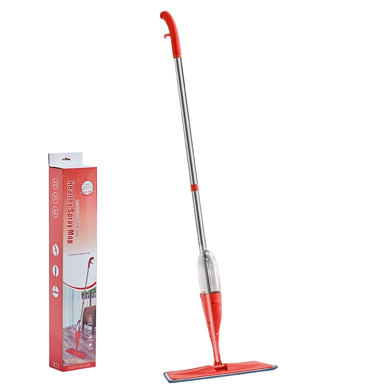 Dual-Use Spray Mop Wet or Dry with Manual Squeezer Household