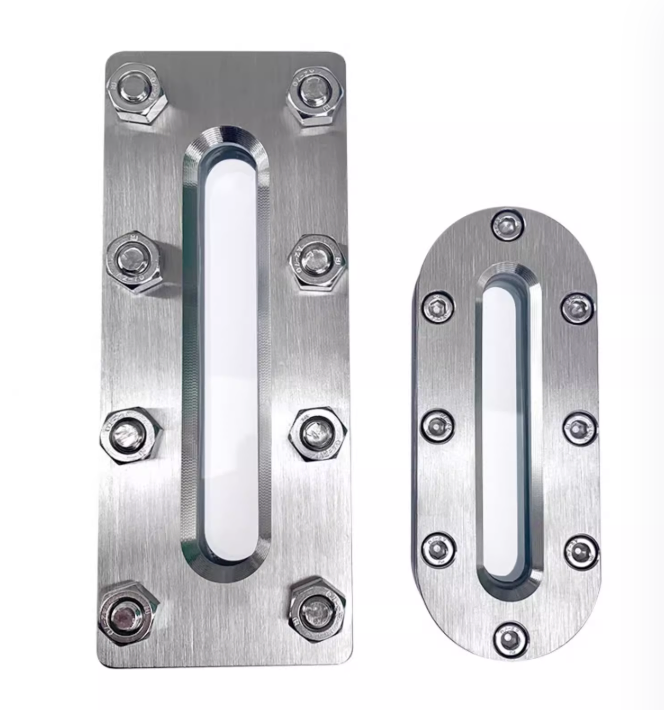 Compact DN25 Sanitary Sight Glass with Ellipse Welding Design for Vessels
