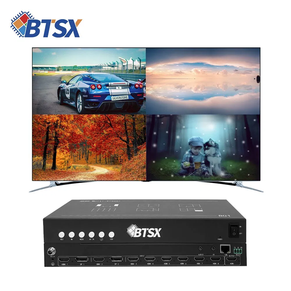 Advanced 8-Screen Splitter 4K60, RS232 Commands, Web Configuration 4K60 Multi-Viewer
