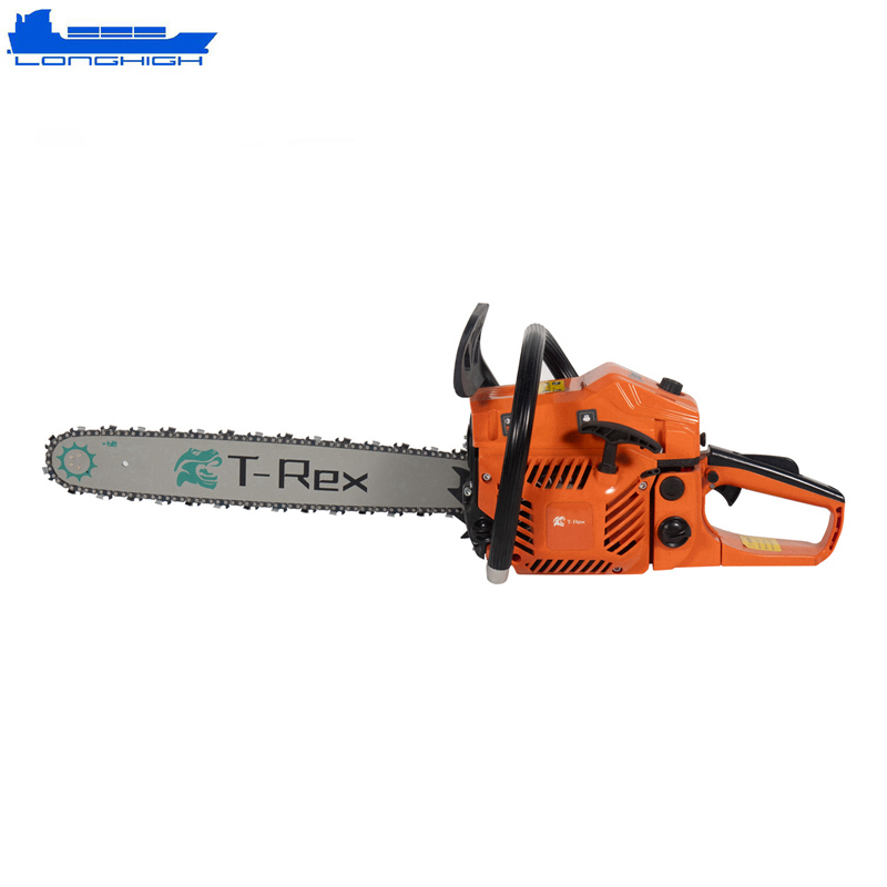 Efficient Gasoline 52cc Chainsaw 5200 Wood Cutting with 2.2 Kw Power and CE Certification