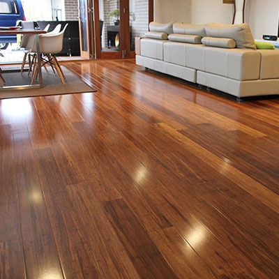 High Quality Natural Click System Indoor Strand Woven Bamboo Flooring