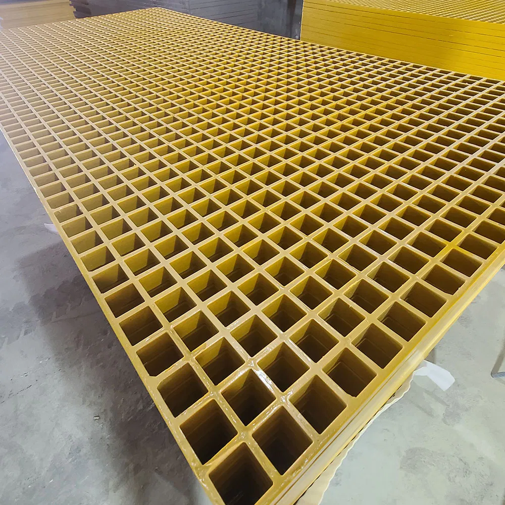 Highly Corrosion Resistant Walkways/Railings Stairs and Access Structures Floor Grating Yellow