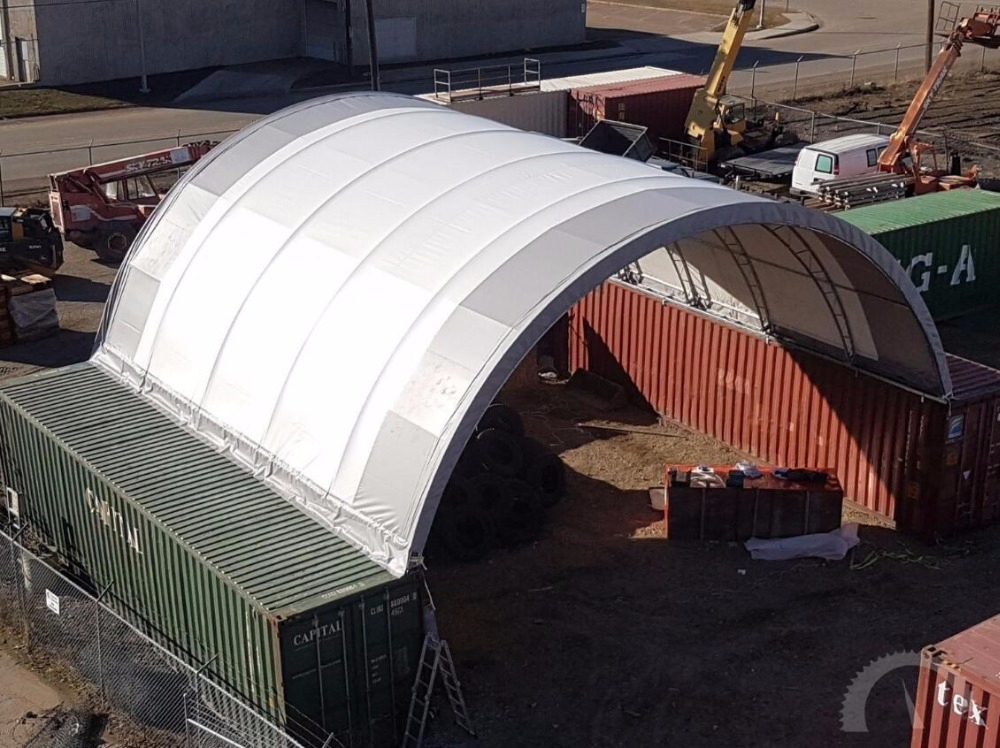 Durable 40FT Container Dome Shelter for Outdoor Storage Solutions