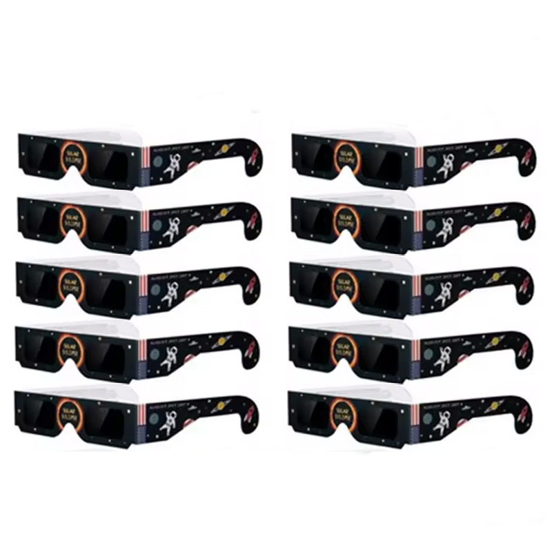 2023&2024 Solar Eclipse Glasses Factory Wholesale Cardboard Eclipse Glasses Logo Custom Paper Solar Eclipse Glasses
