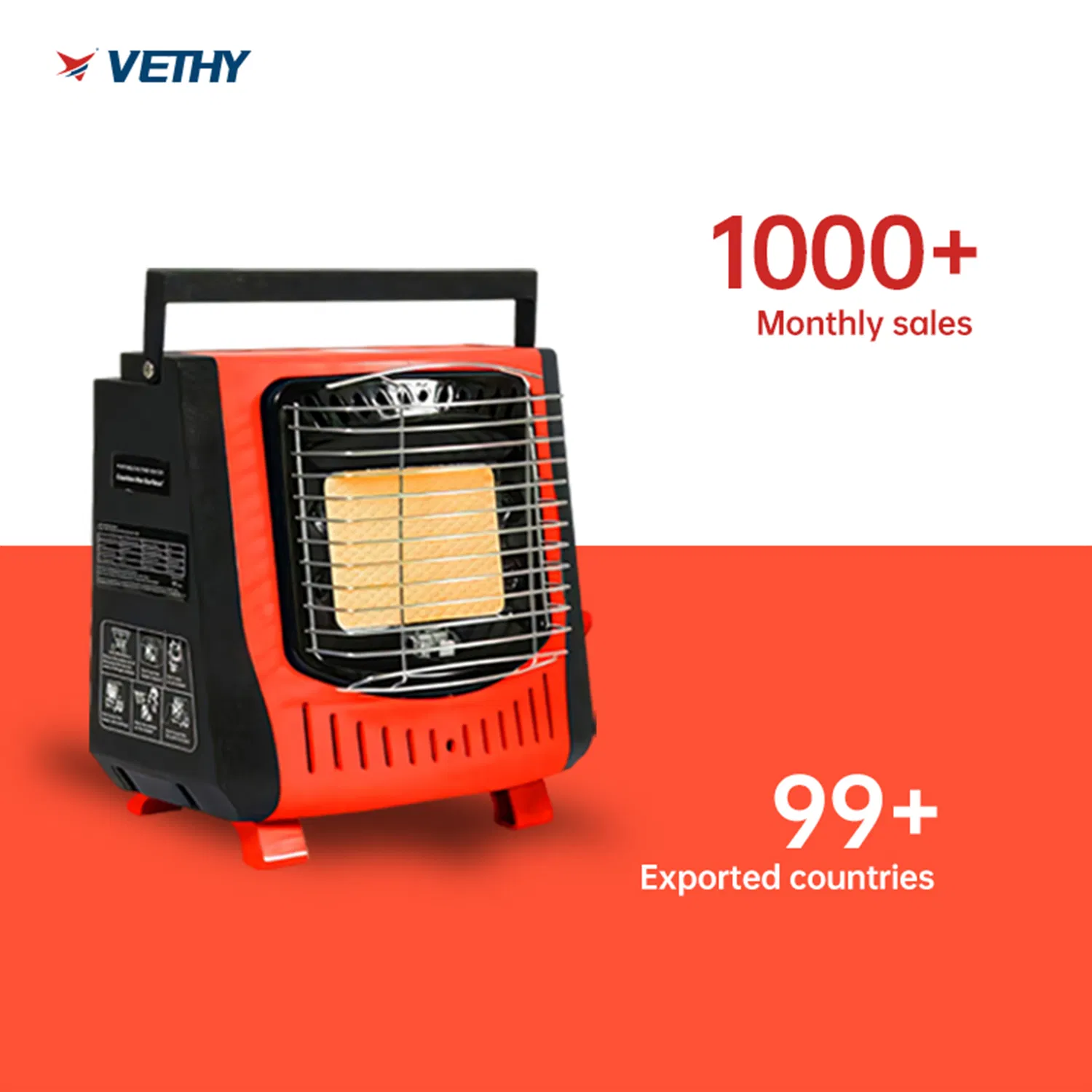 5000 BTU/12000BTU Versatile Propane Heating for Outdoor Adventures: Stay Toasty in The Wild