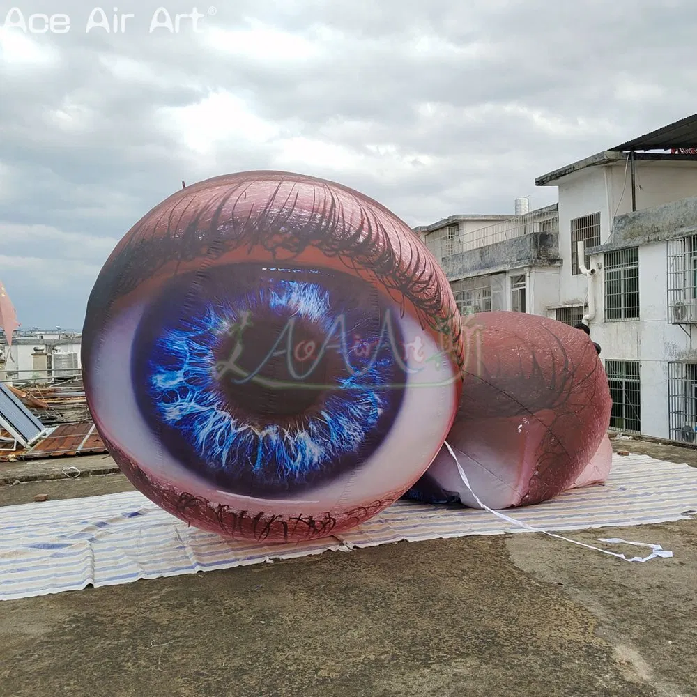 3mh Inflatable Eye Balloon with Illuminated Lighting for Party Decoration or Event