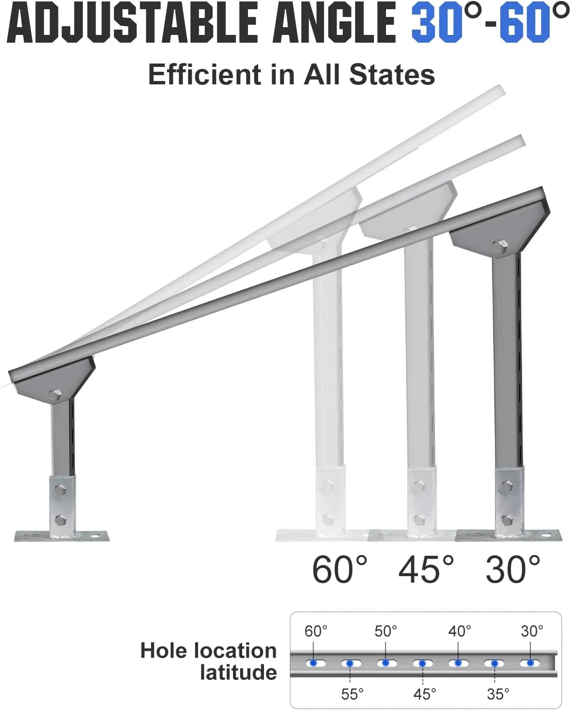 Photovoltaic Bracket Solar Panel Hot DIP Galvanized C-Shaped Steel Bracket