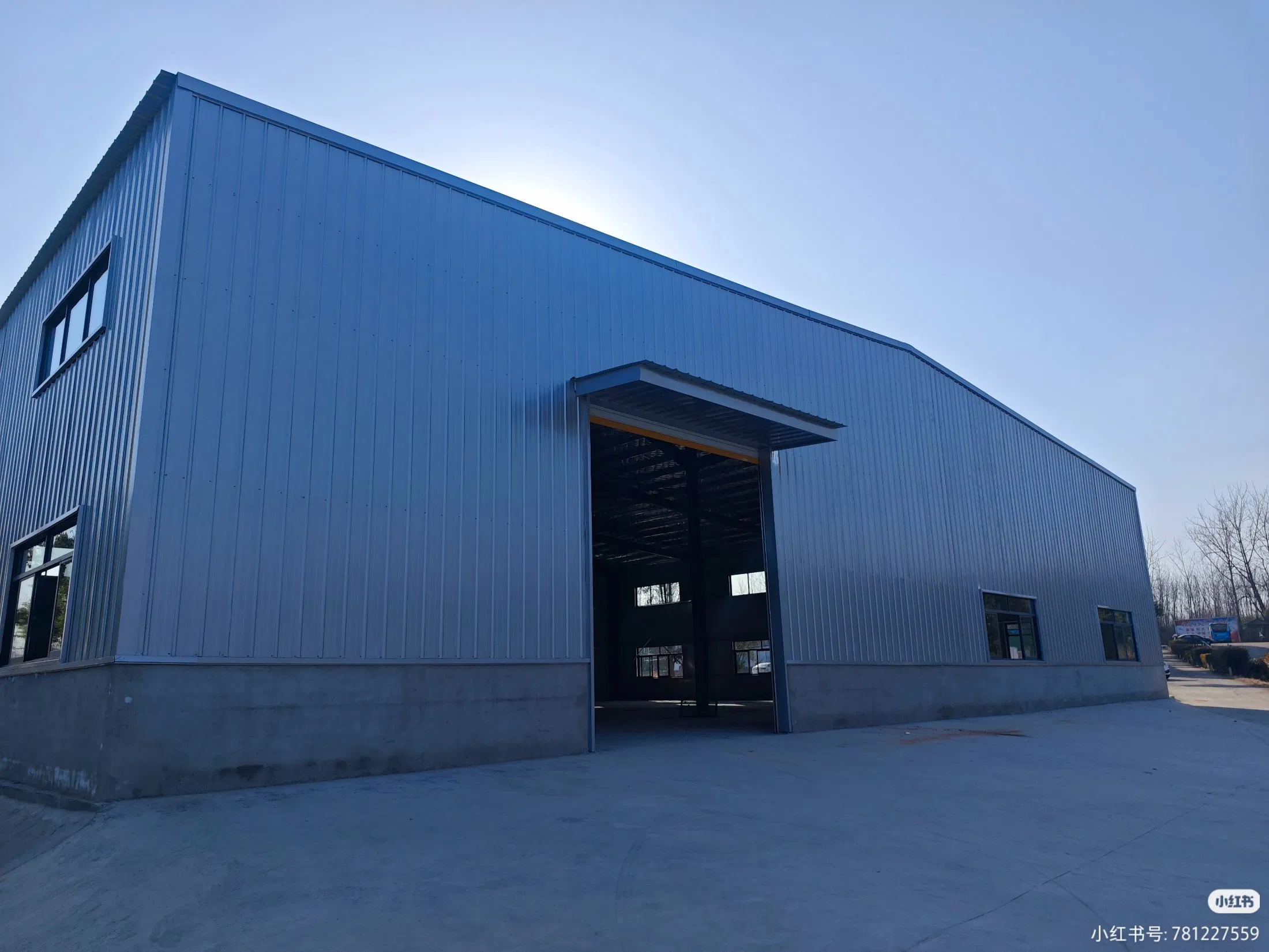 Metal Steel Structure Warehouse / Customized Prefabricated Large Span Steel Structure Buildings