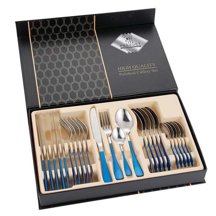 Amazon Special Gift Box Steak Knife, Fork and Spoon 1010 Stainless Steel Cutlery Set