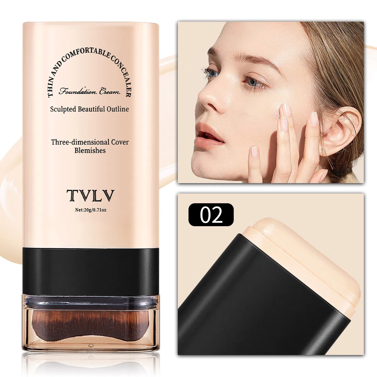 Full-Coverage Long-Lasting Concealer for Perfectly Even Skin Tone