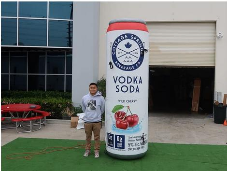 2023 New Big Outdoor Advertising Inflatable Beer Bottle Replica