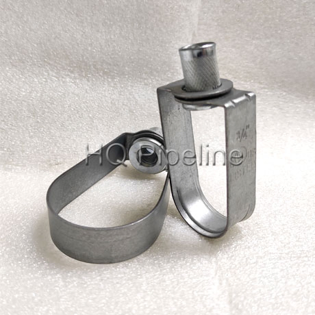 Light/Heavy Style Strut Pipe Clamps for Supporting Channel
