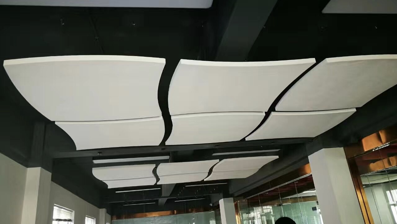 AG. Acoustic Home Decoration Material Glassfiber Soundproof Ceiling Tiles