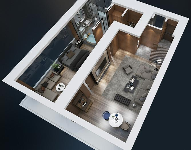 3D Model Intelligentsand Scale Model Residential Model Architechural Model