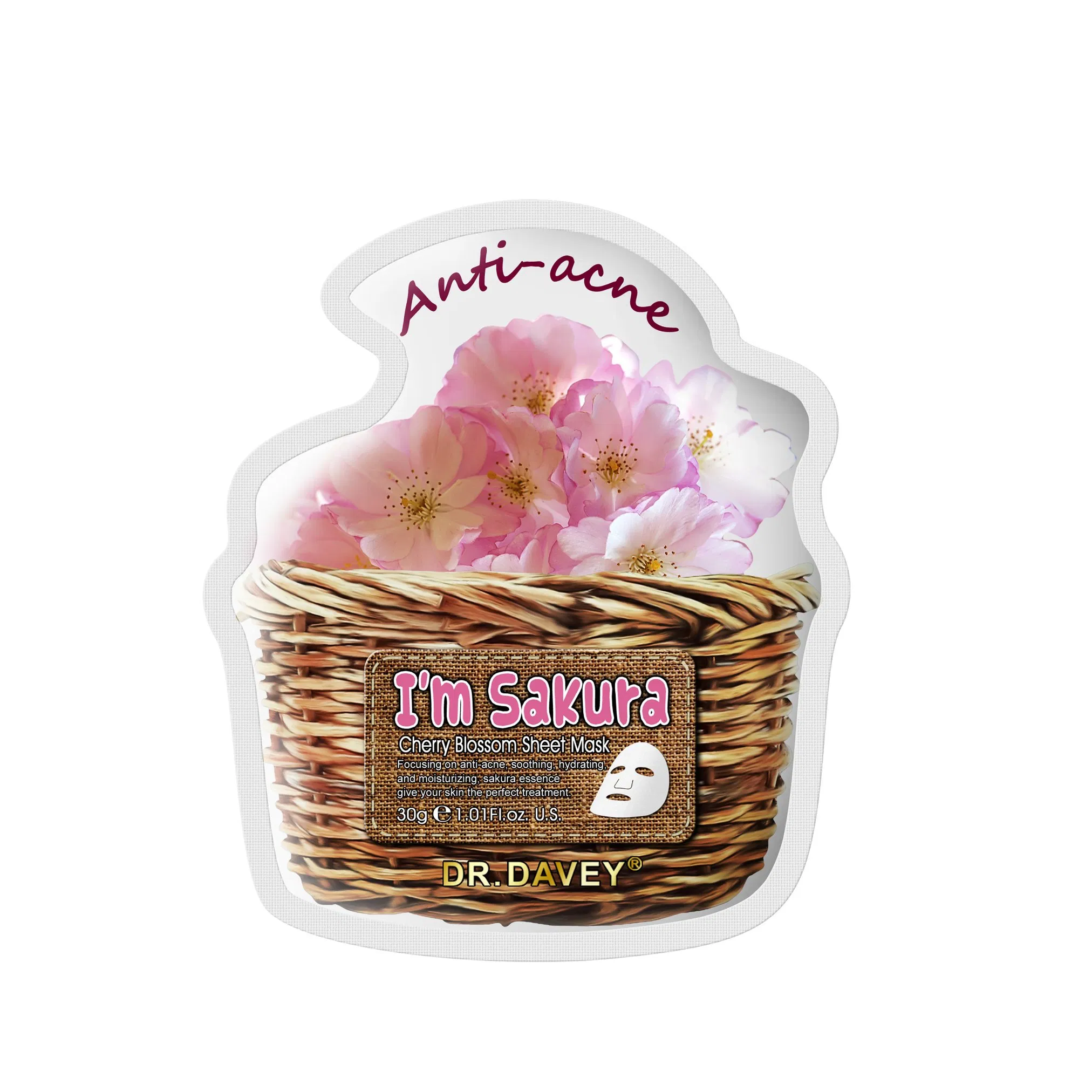 Dr. Davey Skin Facial Brightening Private Label OEM/ODM Face Mask Mask Sheet