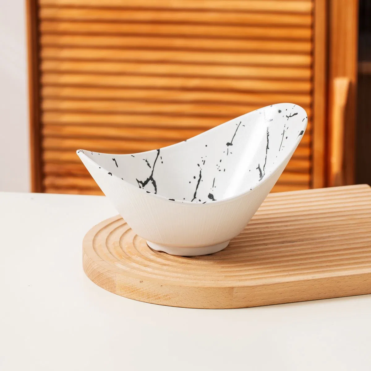 Snacks Melamine Chip and DIP Serving Platter Set Melamine Soup Bowl Round Large Chips Bowl Appetizer Serving Bowl