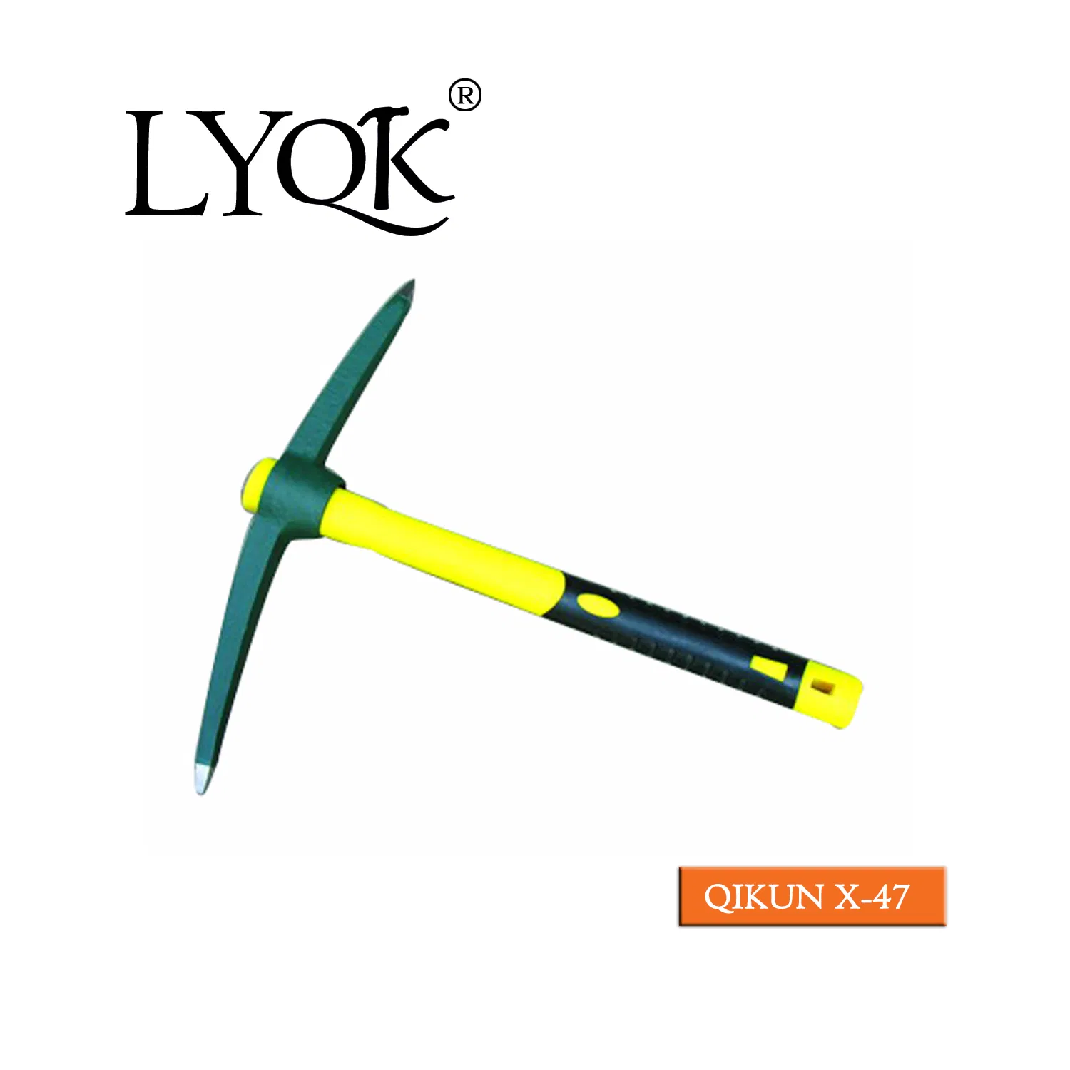 X-46 High Quality Rail Steel 65mn Agriculture Farm Garden Hardware Hand Tools Pick Head Mattock Pickaxe