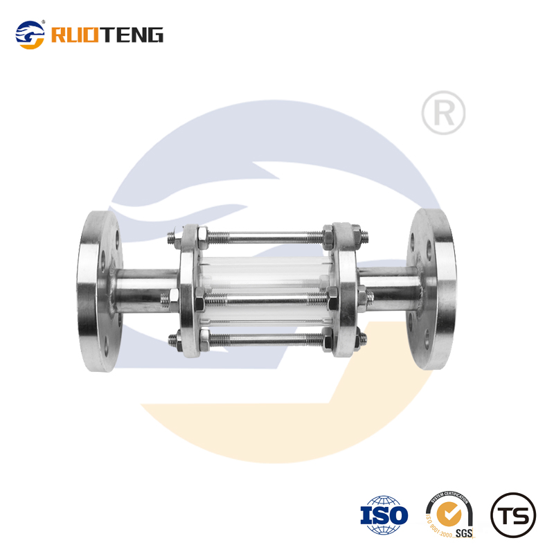 [Ruoteng] Food Grade Tubular Stainless Steel Sanitary Sight Glass with Flange End