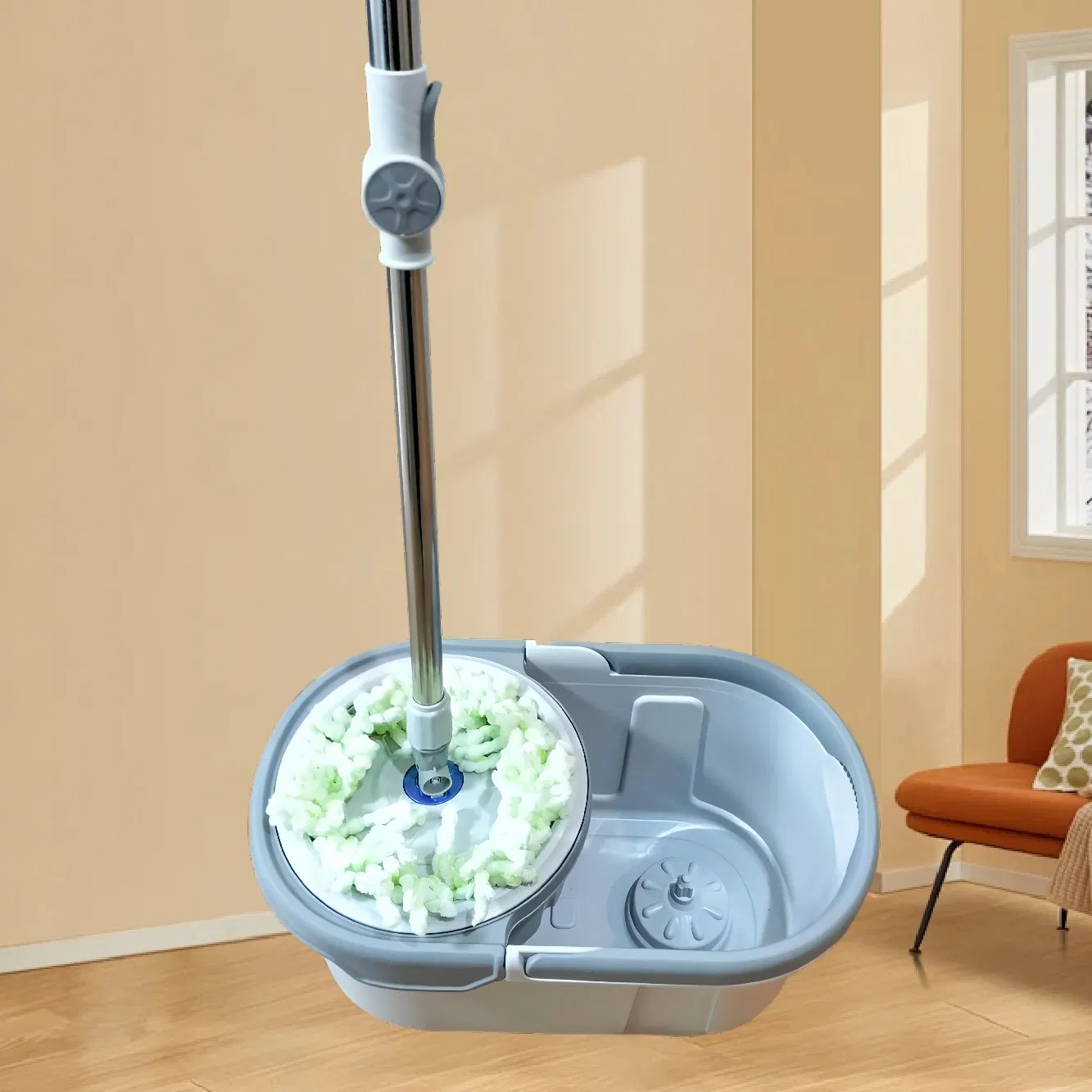 360 Magic Rotating Head Cleaning Mop Home Kitchen Floor Cleaning Tools