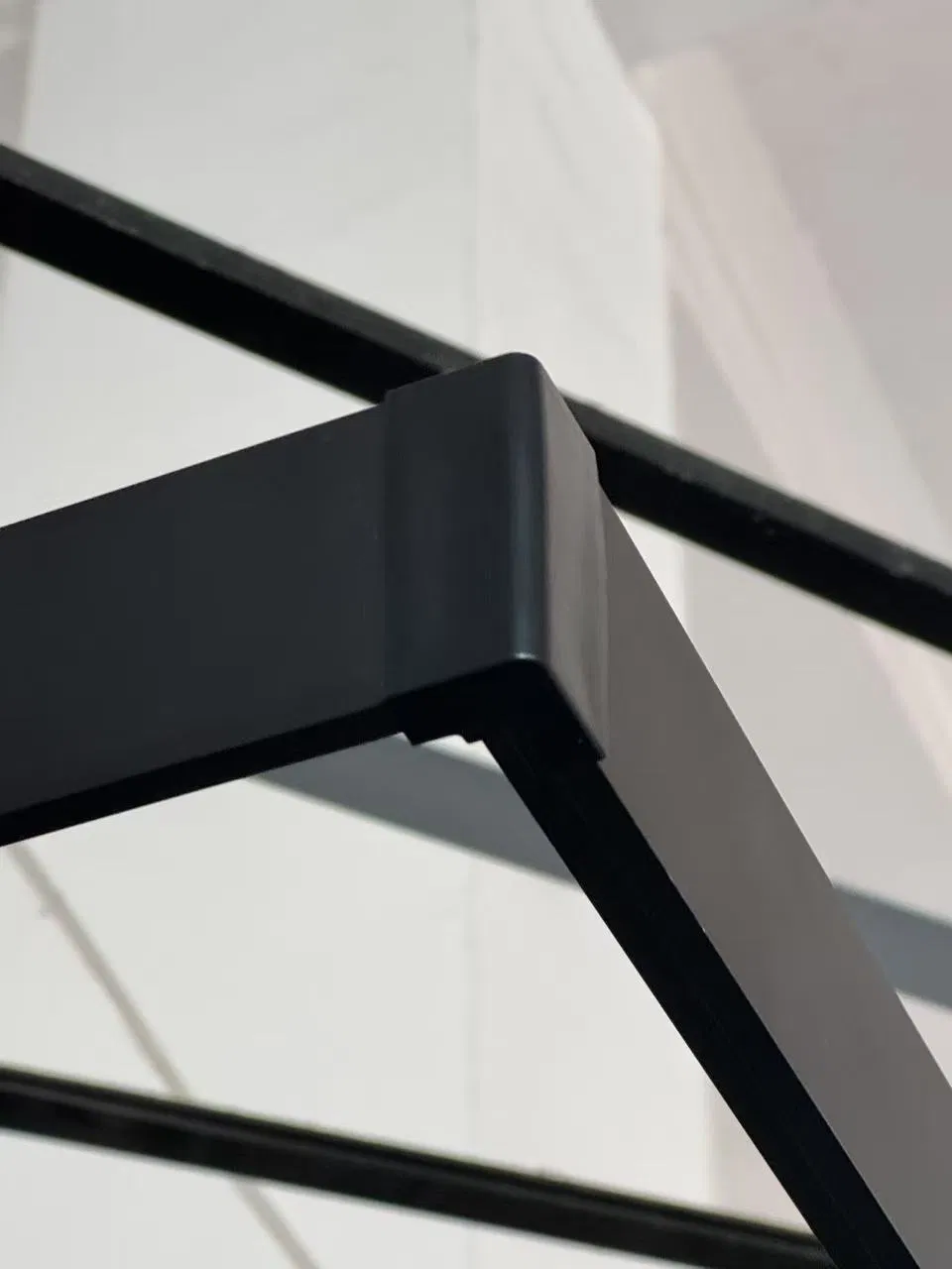 Single Modern Black Aluminum Shower Compartment Sliding Door Shower Room