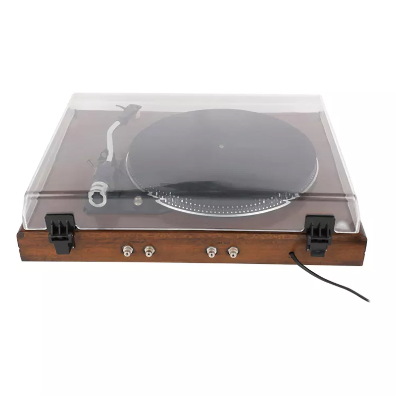 3 Speeds (33/45/78 PRM) Wood Turntable Record Player