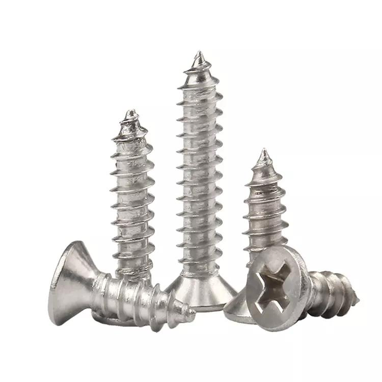 Countersunk Round Head Screw Wood Screws Self Drilling Steel Stainless Surface Zin Metal Self-Tapping Screw M4