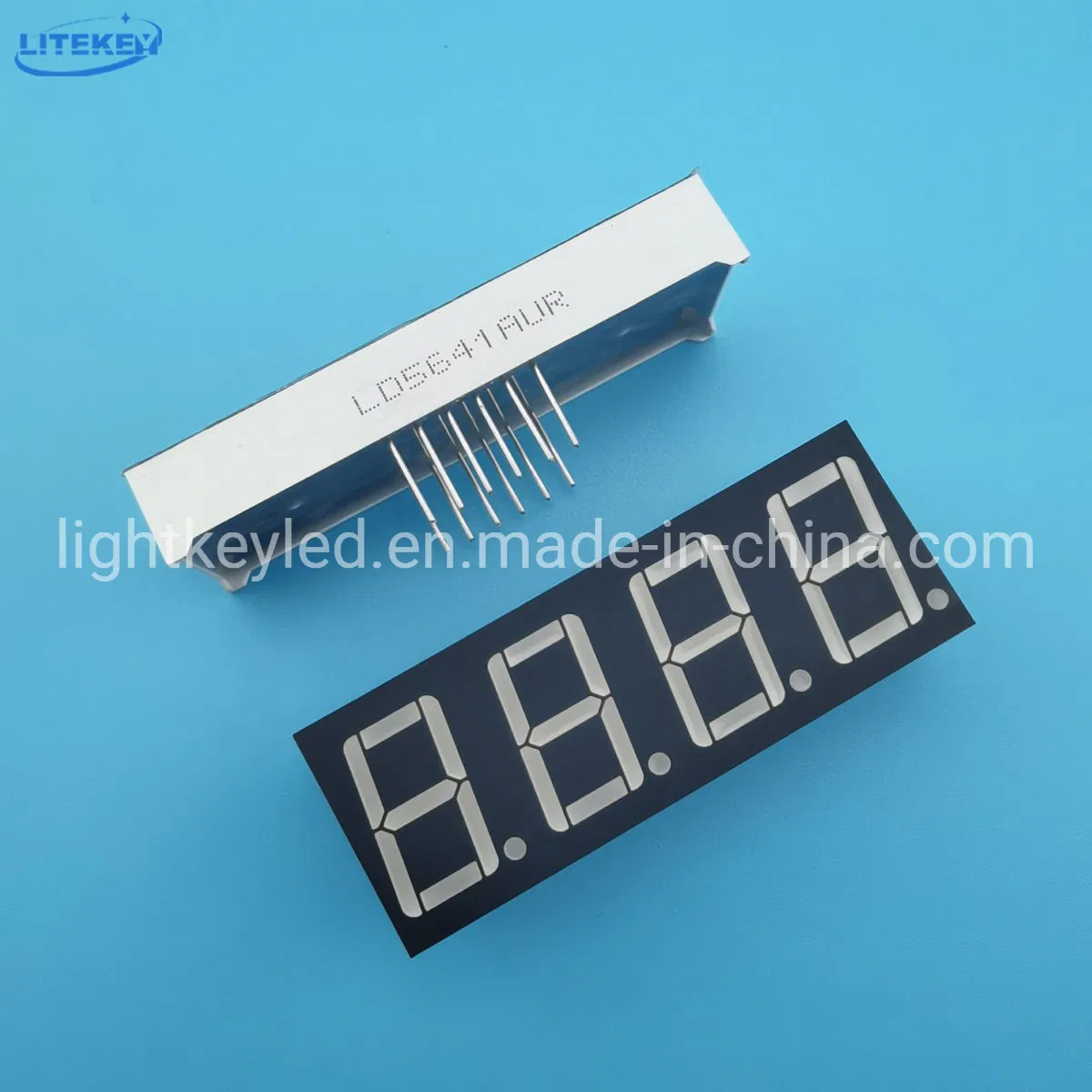 0.56 Inch 4 Digits 7 Segment LED Display with Common Font with RoHS From Expert Manufacturer