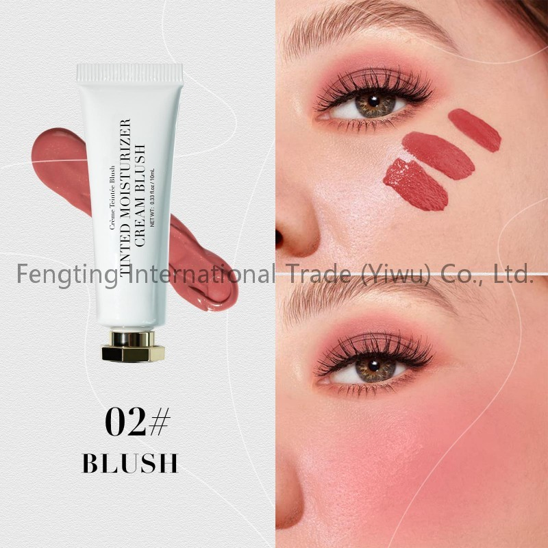 Light Sheer Liquid Blush Excellent Color Payoff Creamy Matte Hydrating Non-Greasy Face Cream Contouring Highlighting Herbal Blush