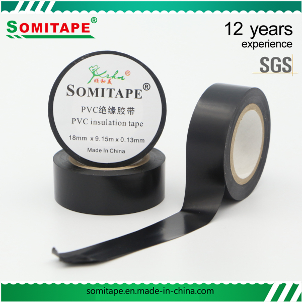 Somitape Sh553 High Voltage Resistant Painted PVC Adhesive Vinyl Tape for Wire