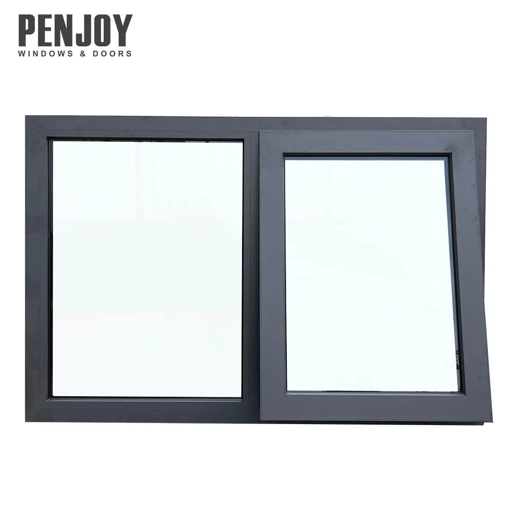 Penjoy New Zealand Tempered Glass Aluminum Double Glazed Awing Windows