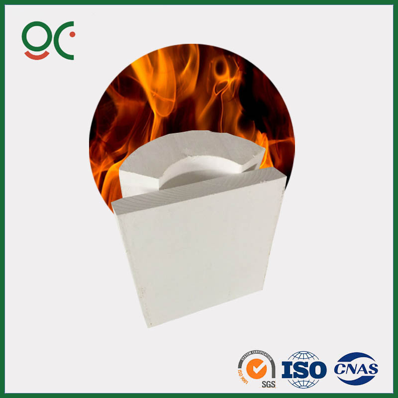 Pipe Fitting Calcium Silicate Insulation Cover Sections for Elbow Tee Thermal Insulation