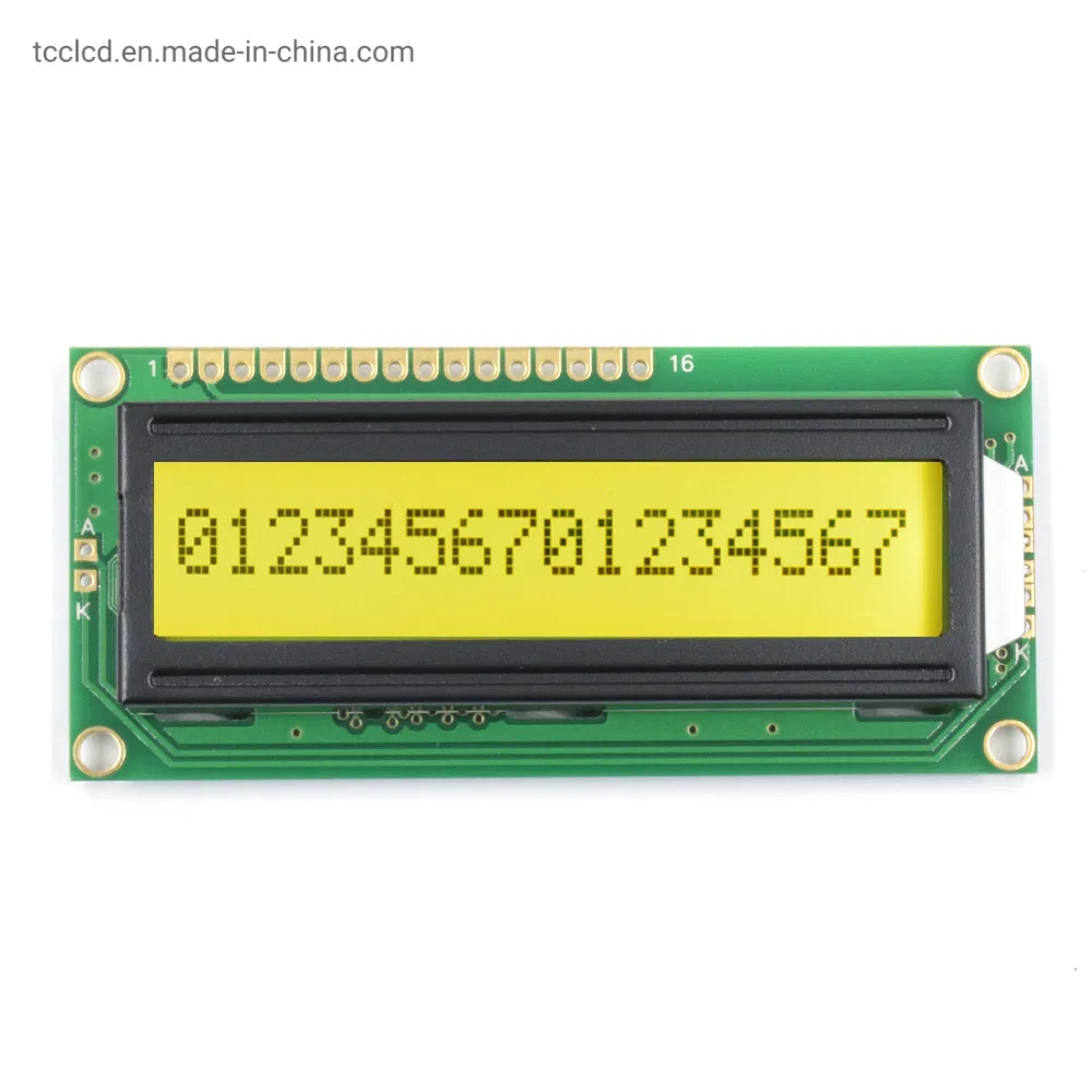 2.6 Inch Character 16X1 LCD Stn Monochrome Module 16*1 LCD Mldule
